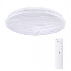 LED stropní světlo Wave, 30W, 2100lm, stmívatelné, změna chromatičnosti, dálkové ovládání
