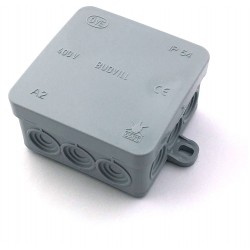 Rozbočovací krabička 75x75x37mm IP54 šedá