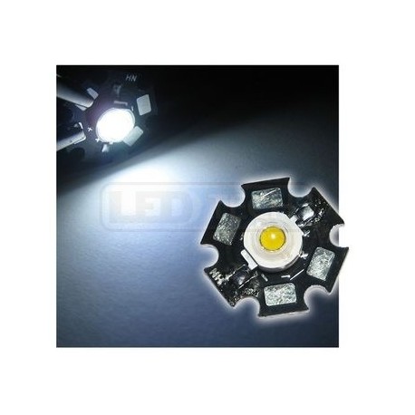 LED dioda 3W výkonová studená BÍLÁ 6000-6500K